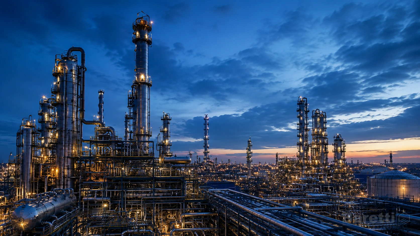 Chemical and petrochemical plant separation units using column internals, trays and packing