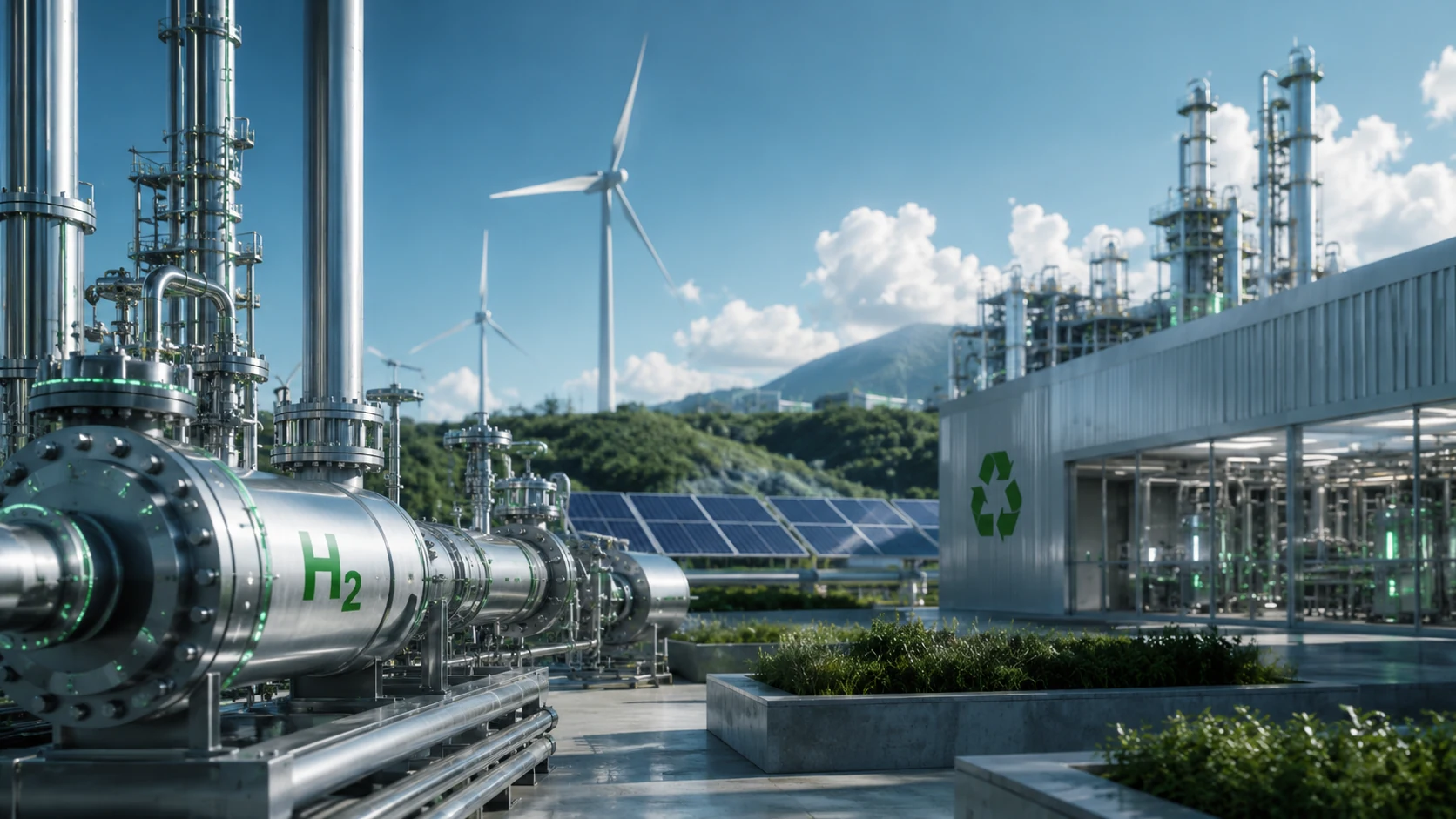 Sustainability in manufacturing and oil and gas: hydrogen, renewable energy and industrial decarbonization