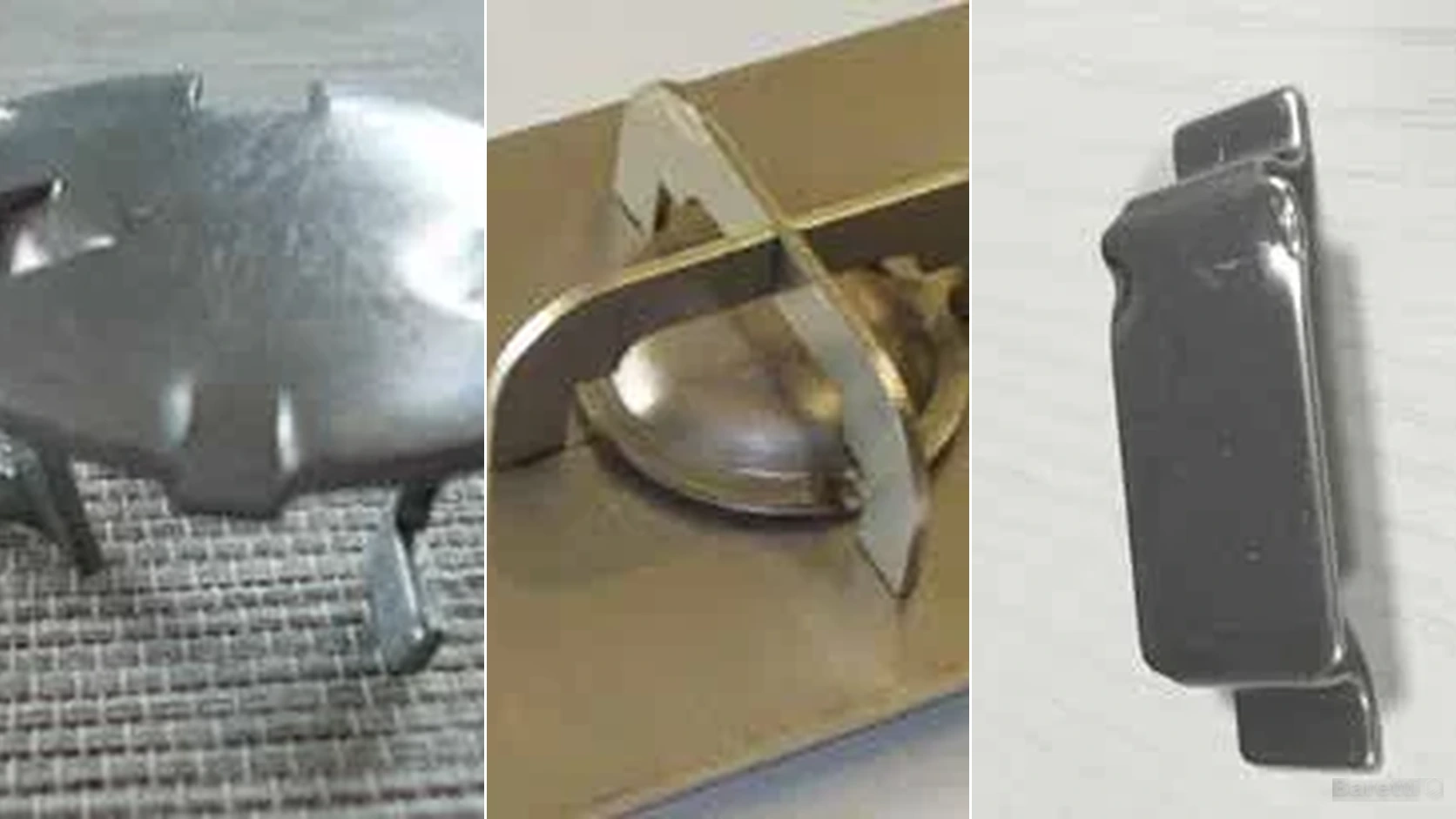 Market-equivalent valves - original hardware images side-by-side composition