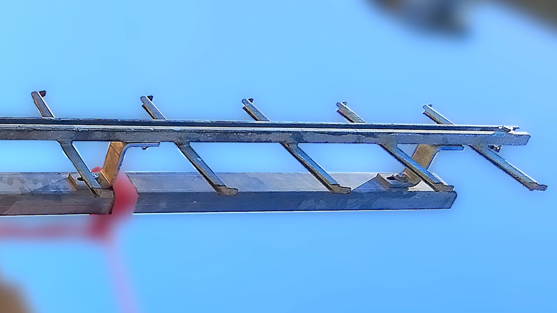 Access stairs for loading structures