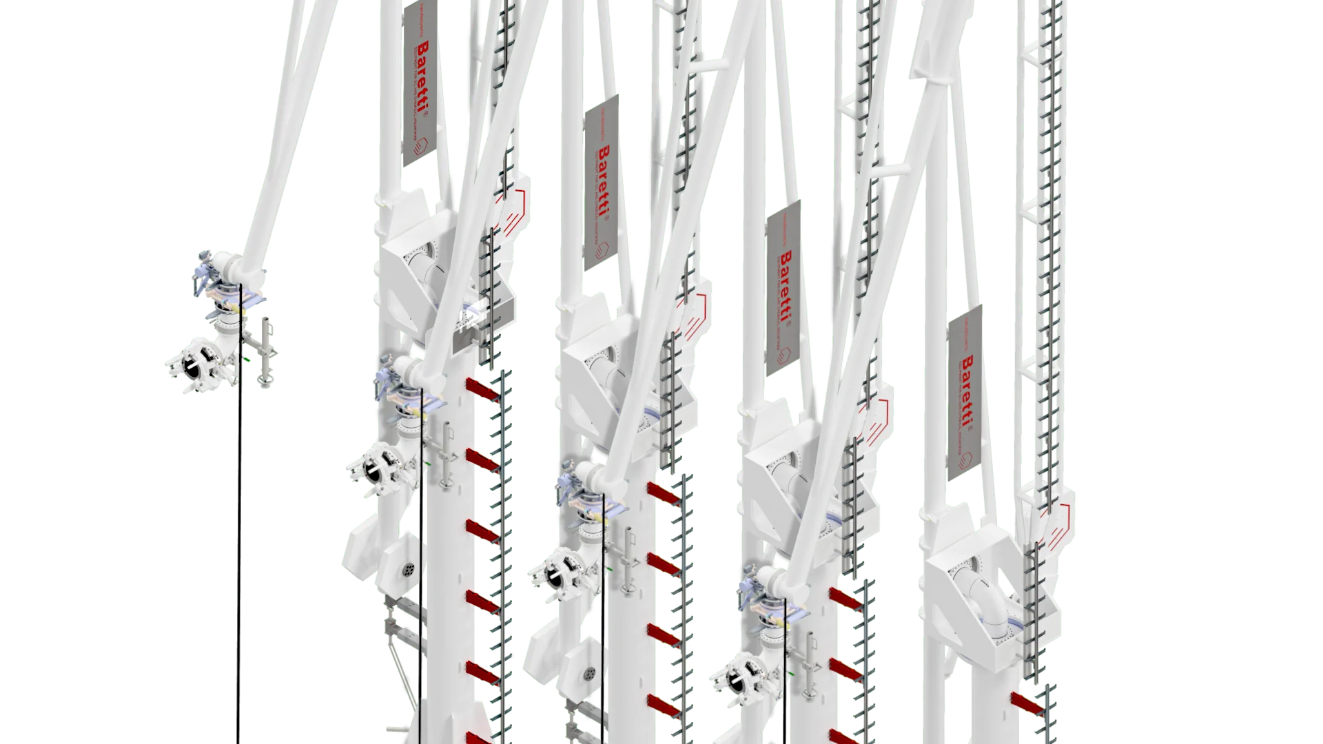 Levante manual loading arm detail