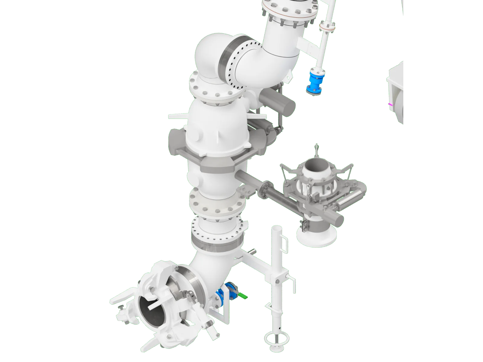 Mistral heavy-duty loading arm detail