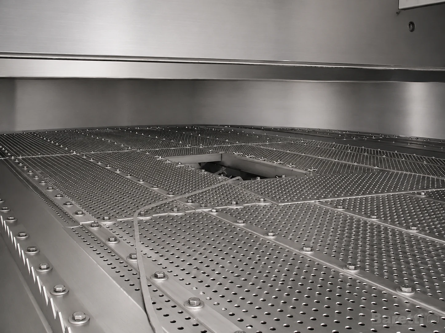 Fractionation trays inside a process column